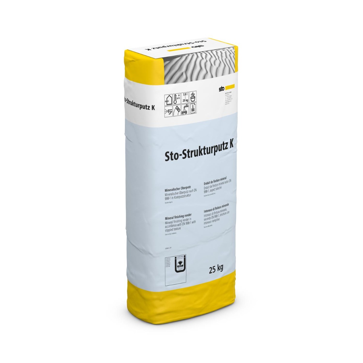 Sto-Strukturputz R-Weiß-2,0 -25 kg Sack Sto-Strukturputz R-Weiß-2,0 -25 kg Sack