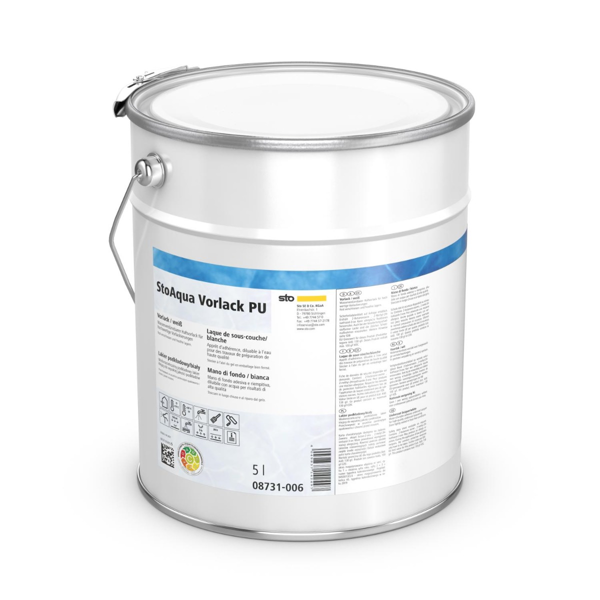 StoAqua Vorlack PU-Weiß-5 Liter Dose StoAqua Vorlack PU-Weiß-5 Liter Dose